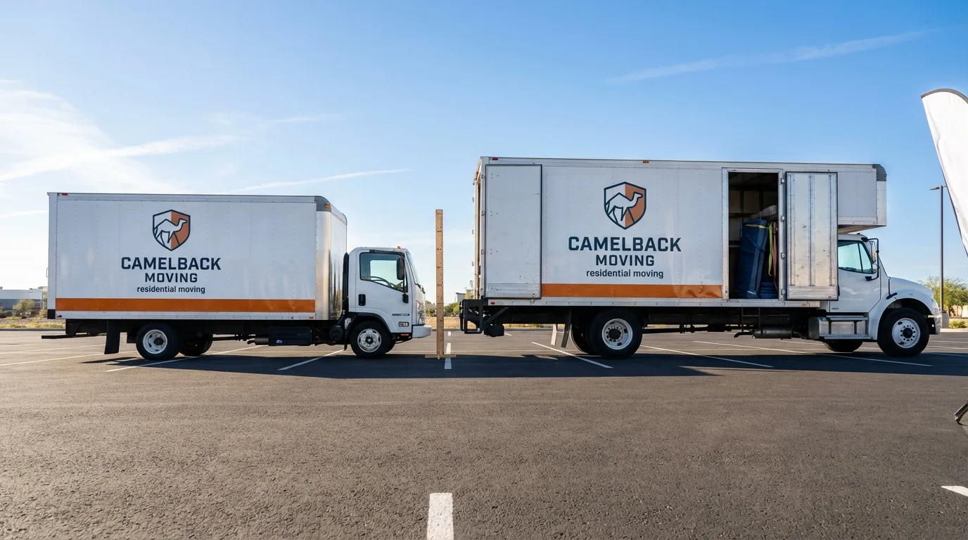 Moving truck size capacity guide in Balsam Lake